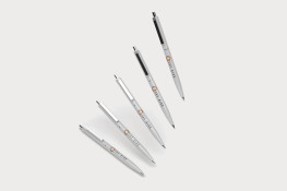 a range of promotional pens with your logo and business name printed