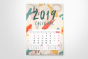 Wall calendar, full colour printing, A5, A4, A3