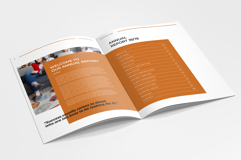 A4 Booklet Brochure Printing, A4 Landscape Booklet Printing