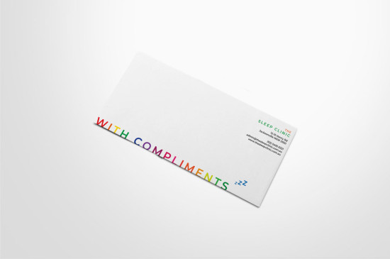 With compliments slips, DL, full colour, printed one side