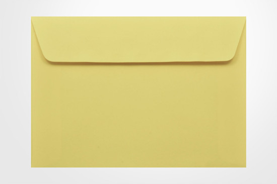 Specialty envelopes Kaskad Canary Yellow 100gsm Wallet Envelopes